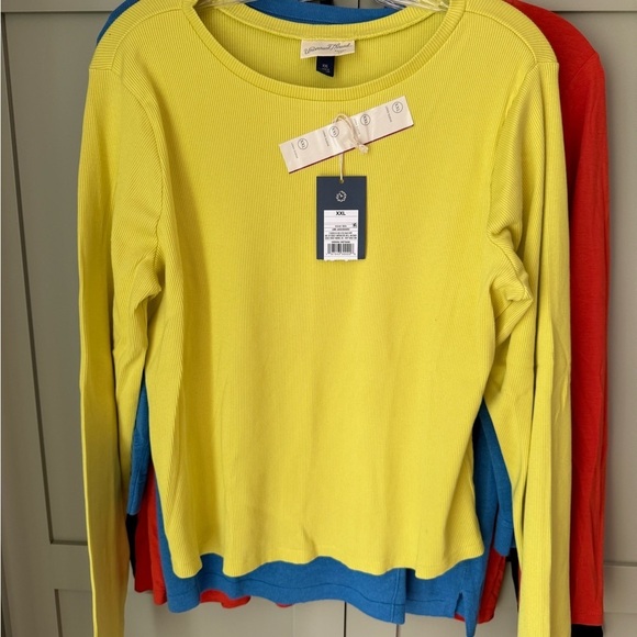 Universal Thread Tops - NWT Universal Thread by Target Chartreuse Ribbed Pullover SZ XXL